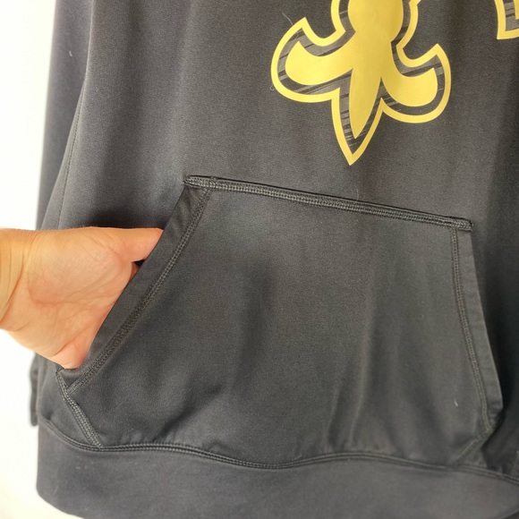 Nike NFL New Orleans Saints mens pullover hoodie with Prime Logo - Picture 4 of 11